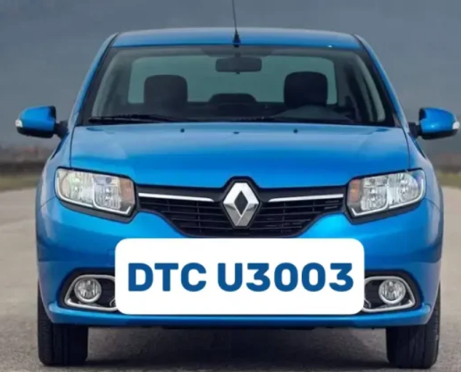 DTC U3003 Renault: полное руководство по ошибке