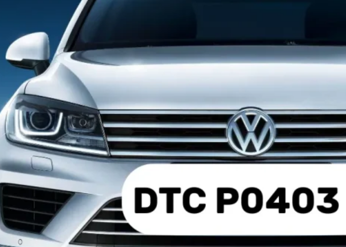 DTC P0403 Volkswagen ошибка